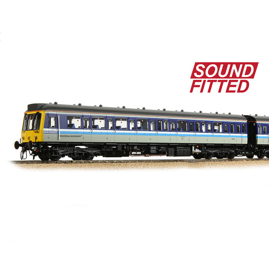 Bachmann Branchline 35-505SF Class 117 3-Car DMU 117308 BR Regional Railways