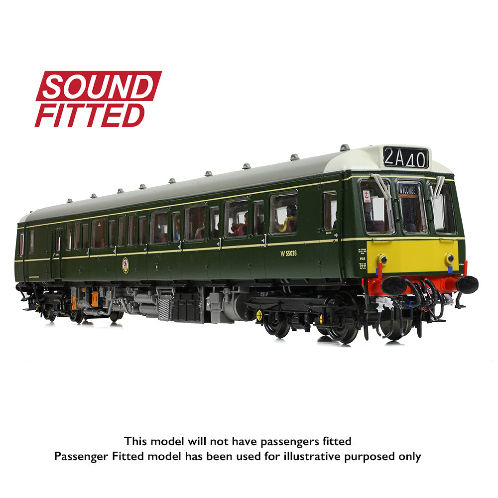 Bachmann Branchline 35-528SF Class 121 Single-Car DMU W55028 BR Green Y.Panels