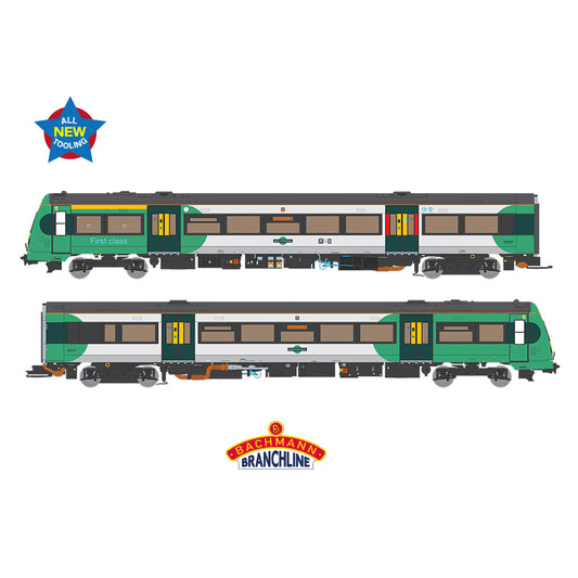 Bachmann 35-580 Class 171/7 2-Car DMU 171727 Southern (GTR)