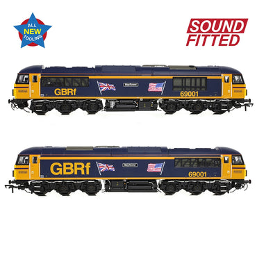 Bachmann Branchline 35-776SF Class 69 69001 'Mayflower' GBRf (UK & US Flags)