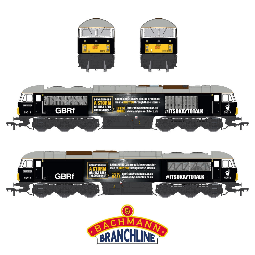 Bachmann Branchline 35-782 Class 69 69013 Andy's Man Club GBRf Black OO Loco