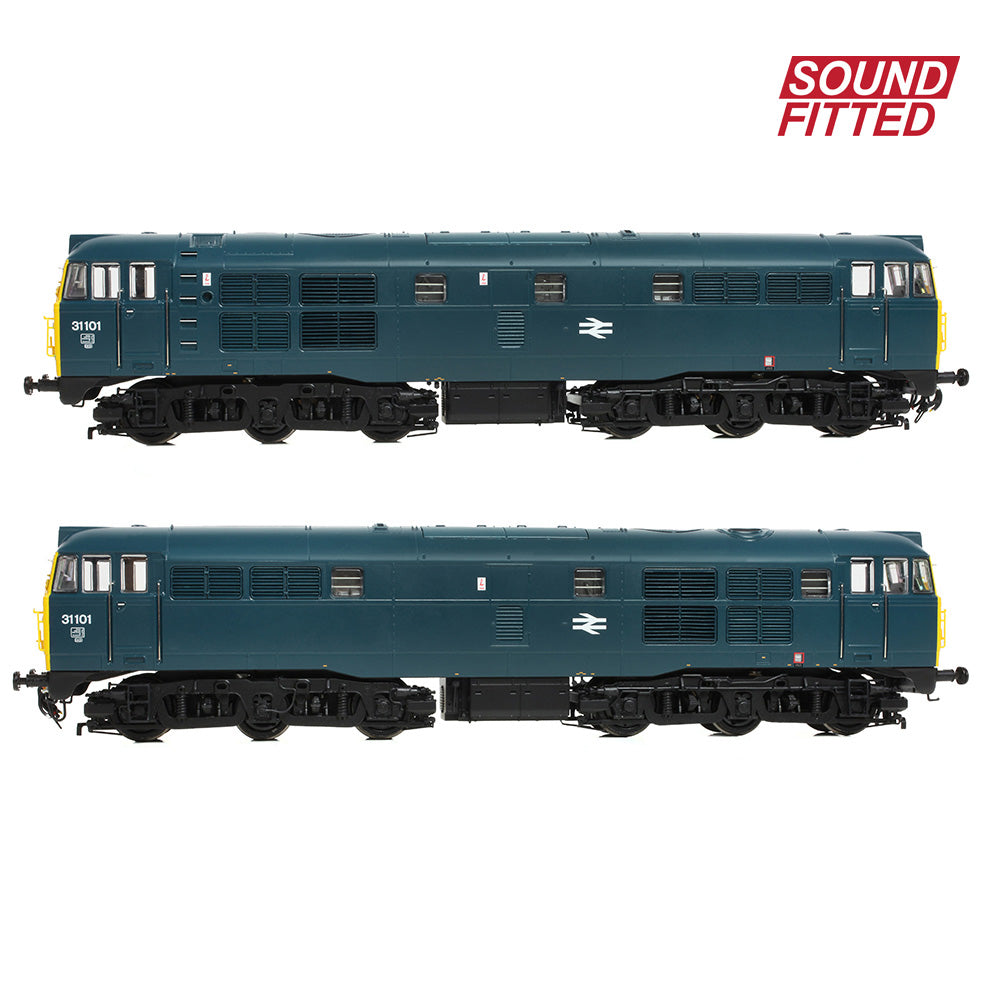 Bachmann Branchline 35-804SF Class 31/1 31101 BR Blue SOUND FITTED