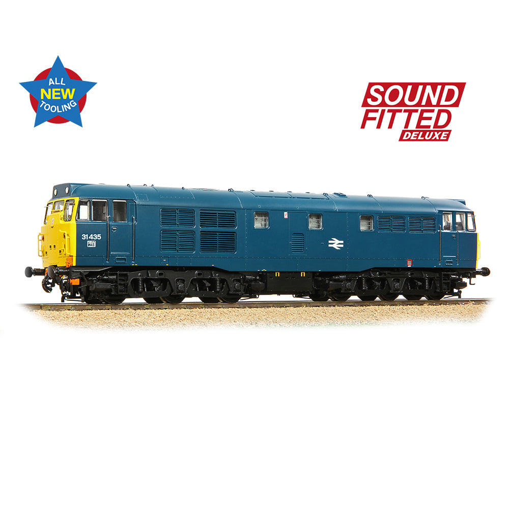 Bachmann Branchline 35-825SFX Class 31/4 Refurbished 31435 BR Blue