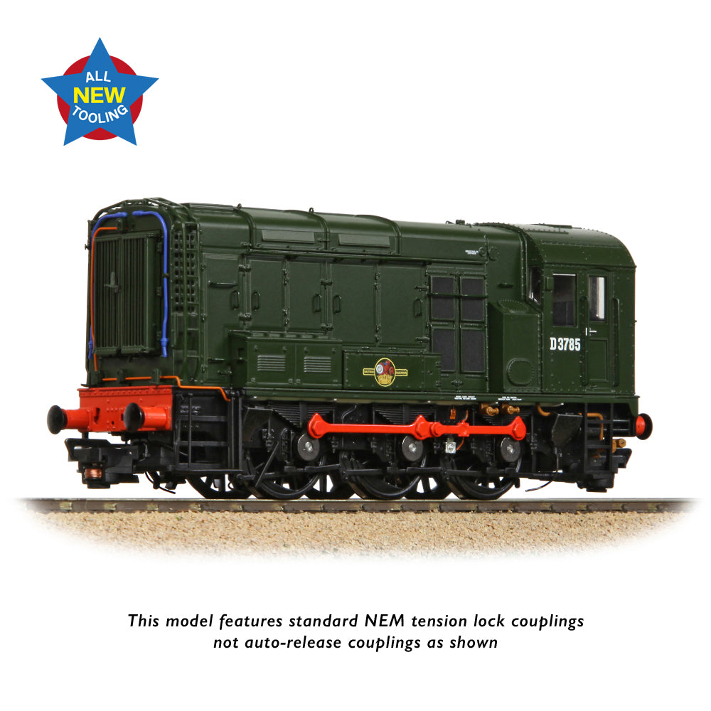 Bachmann Branchline 35-901 Class 08 D3785 BR Green (Late Crest)