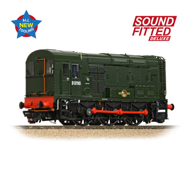 Bachmann Branchline 35-901SFX Class 08 D3785 BR Green (Late Crest)