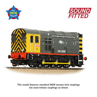 Bachmann Branchline 35-906SF Class 08 08928 BR Railfreight (Red Stripe)