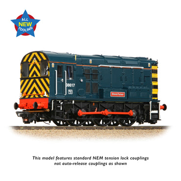 Bachmann Branchline 35-915 Class 08 08617 'Steve Purser' BR Blue