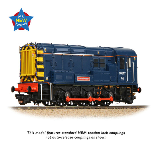 Bachmann Branchline 35-915 Class 08 08617 'Steve Purser' BR Blue