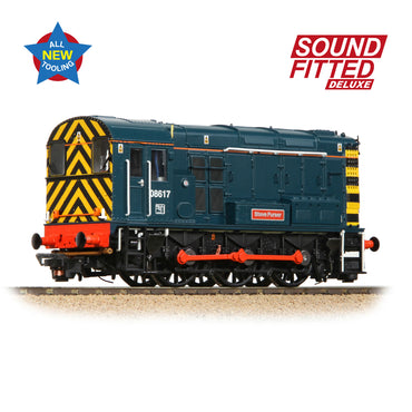 Bachmann Branchline 35-915SFX Class 08 08617 'Steve Purser' BR Blue