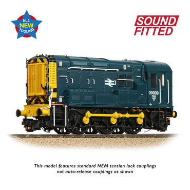 Bachmann Branchline 35-921SF Class 09 09009 BR Blue (Wasp Stripes)