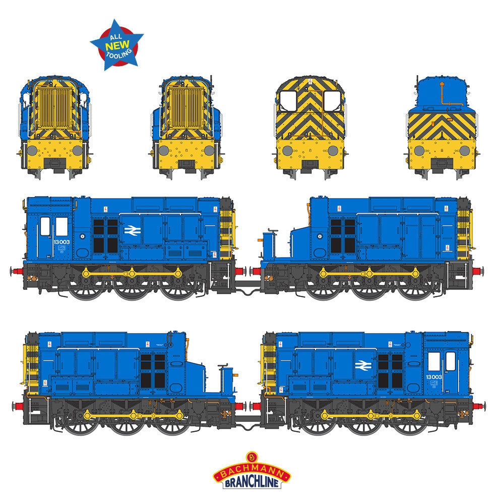 Bachmann Branchline 35-946 Class 13 13003 BR Blue