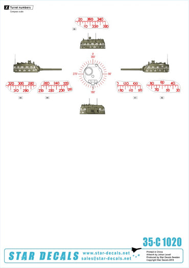 Star Decals 35-C1020 1:35 RMASG Shermans
