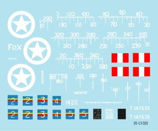 Star Decals 35-C1020 1:35 RMASG Shermans