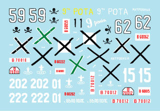 Star Decals 35-C1107 1:35 Axis & East European Tank mix # 1