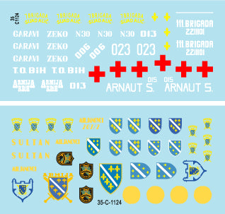 Star Decals 35-C1124 1:35 ARBiH