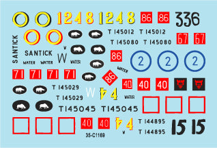 Star Decals 35-C1169 1:35 British Sherman tanks in North Africa