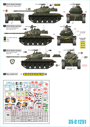 Star Decals 35-C1251 1:35 Vietnam 1