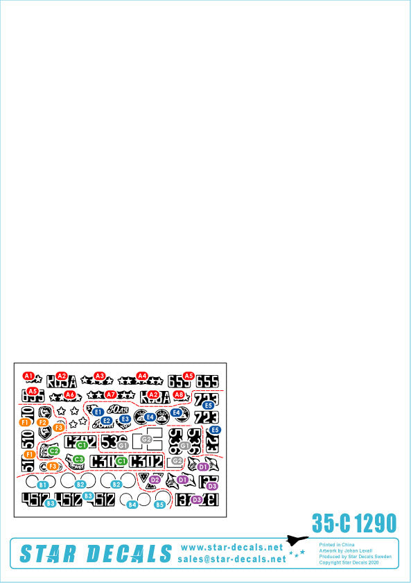 Star Decals 35-C1290 1:35 War in Caucasus # 4