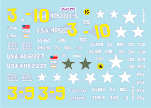 Star Decals 35-C1395 1:35 US M8 75mm HMC