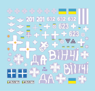 Star Decals 35-C1422 1:35 War in Ukraine # 23