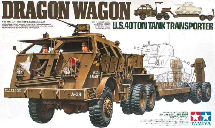 TAMIYA 35230 Tank Transporter Dragon Wagon 1:35 Military Model Kit
