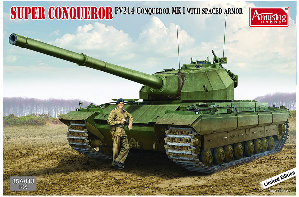 Amusing Hobby 35A013 Super Conqueror FV214 Mk.1 Tank 1:35 Model Kit