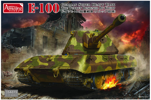 Amusing Hobby 35A015 E-100 German Super Heavy tank 1:35 Model Kit