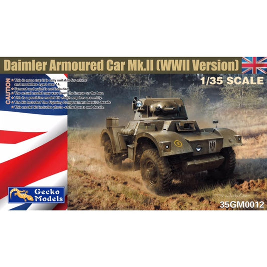 Gecko Models 35GM0012 Daimler Armourd Car Mk. II WWII 1:35 Plastic Model Kit