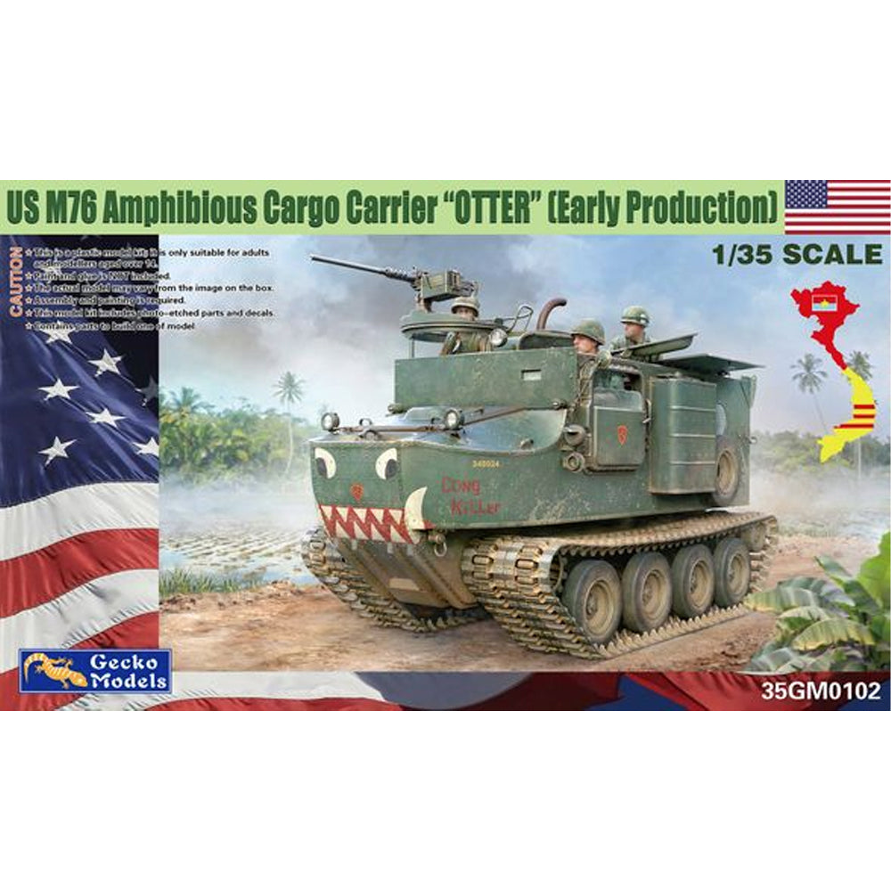 Gecko Models OTTER US M76 Amphibious Cargo Carrier Early 1:35 Model Kit 35GM0102