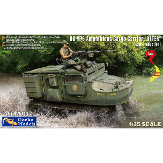 Gecko Models US M76 Amphibious Cargo Carrier OTTER (Late) 1:35 Model Kit