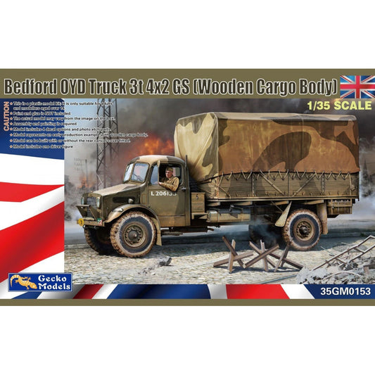 Gecko Models 35GM0153 Bedford OYD Truck 3t 4x2 GS 1:35 Model Kit