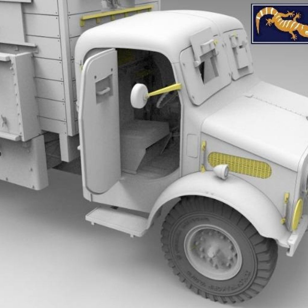 Gecko 35GM0154 Bedford OYD Armadillo Mk. III Armoured Truck 1:35 Model Kit