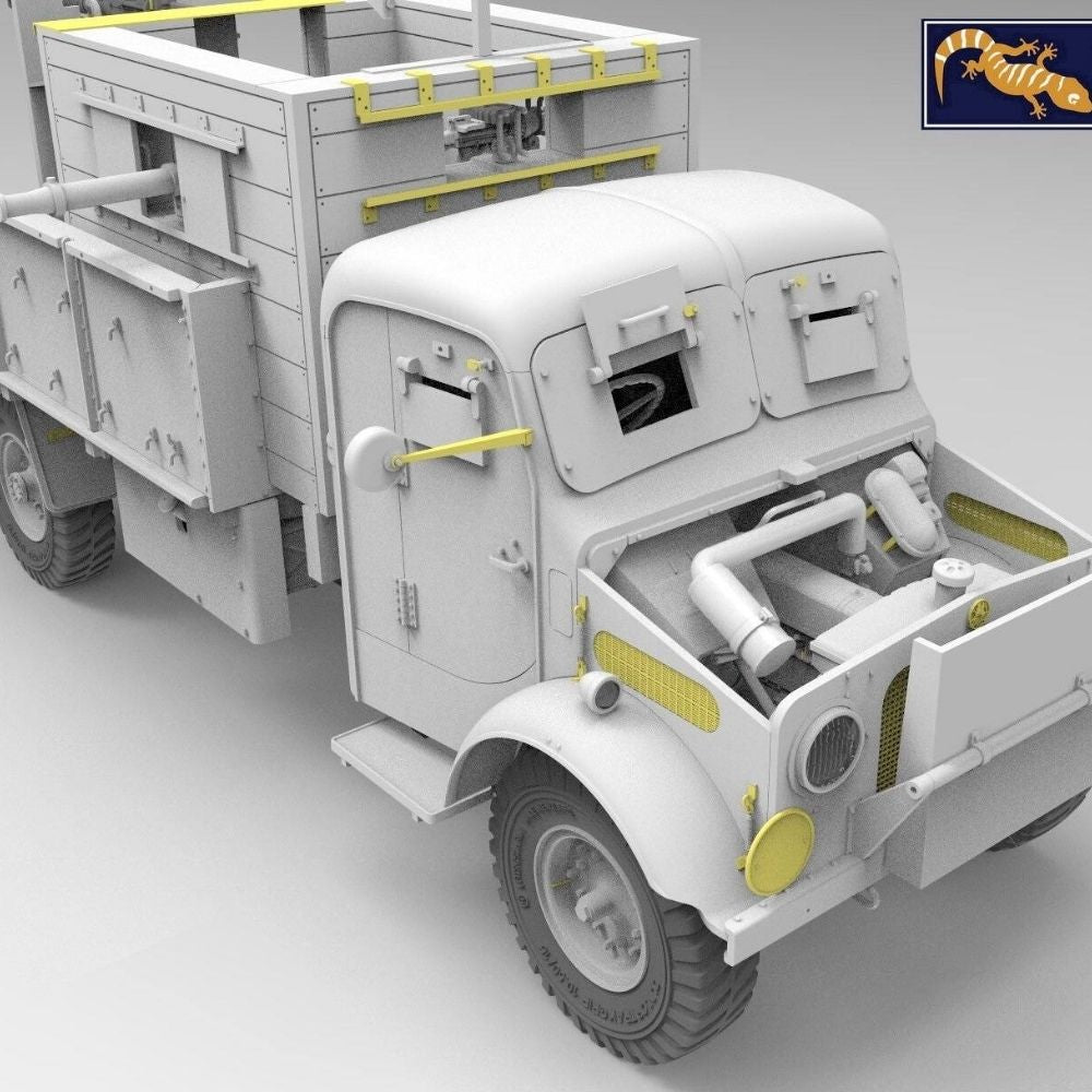Gecko 35GM0154 Bedford OYD Armadillo Mk. III Armoured Truck 1:35 Model Kit
