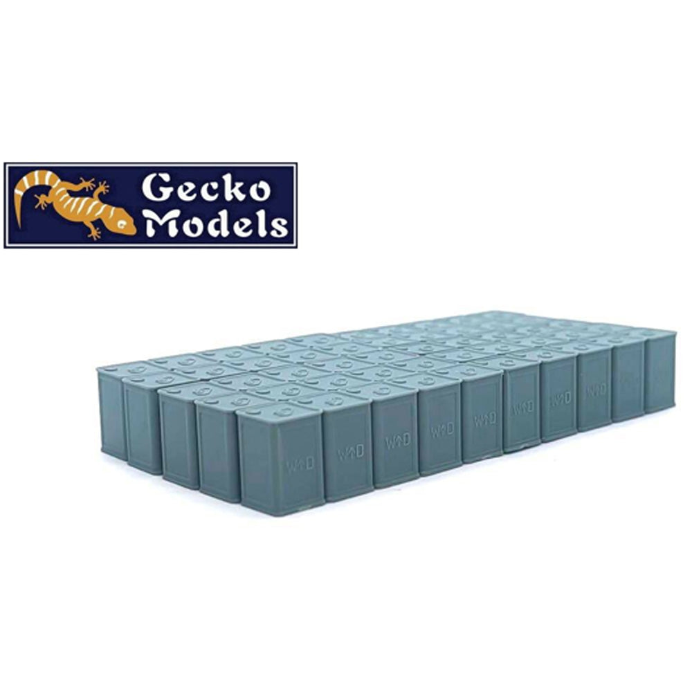 Gecko 35GM0157 Early Type British 4 Gallon Petrol Can Tins Set 1:35 Model Kit