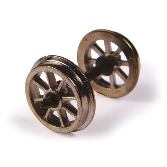 Bachmann Branchline 36-014 Metal Spoked Wagon Wheels x10