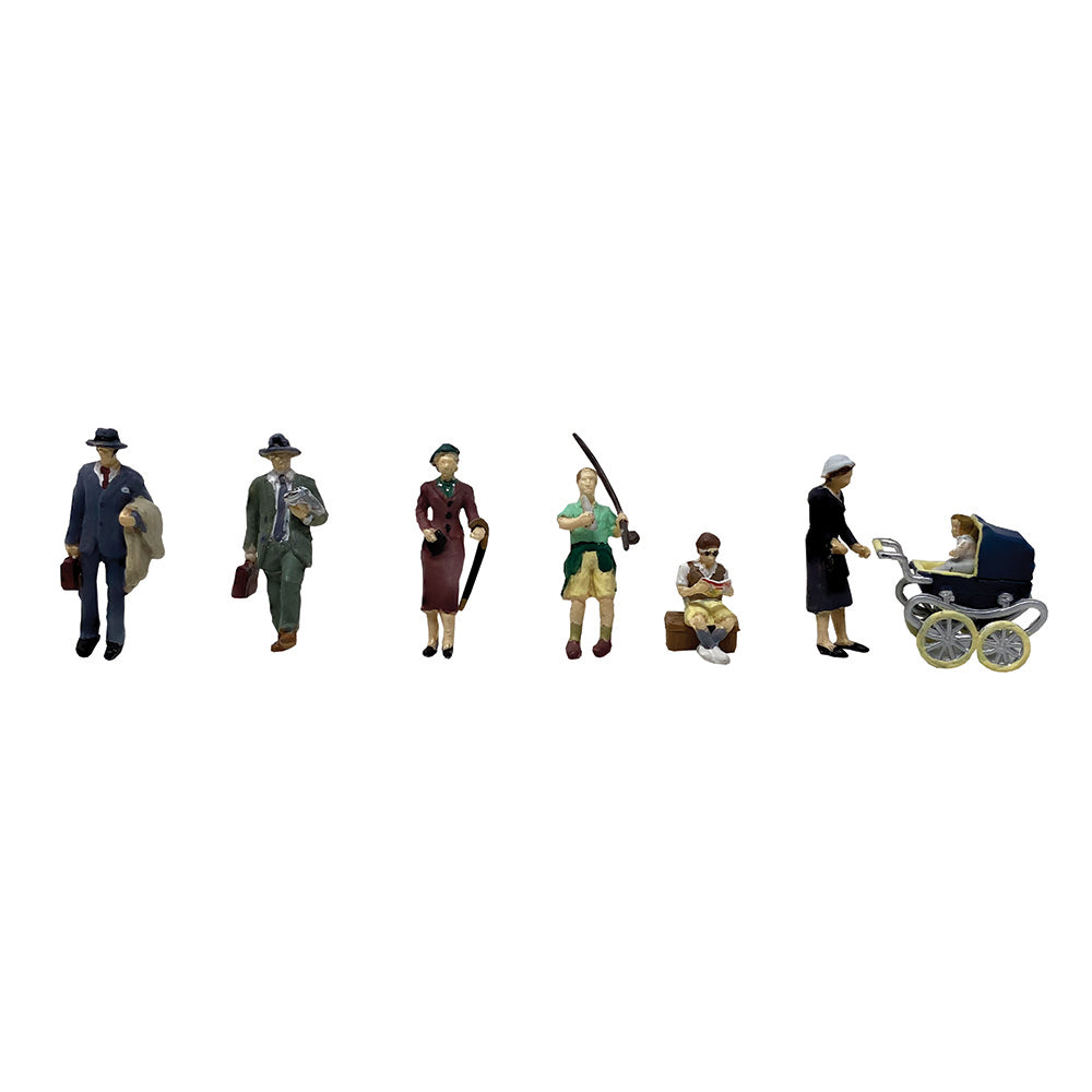 Scenecraft 36-442 Post-War Era Figures Set B