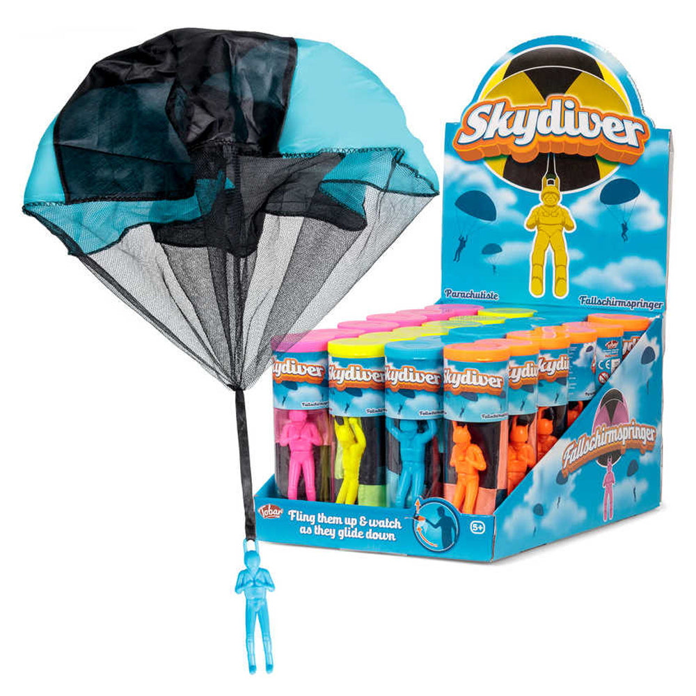 Tobar Skydiver Parachute Soldier Throw Toy 36451