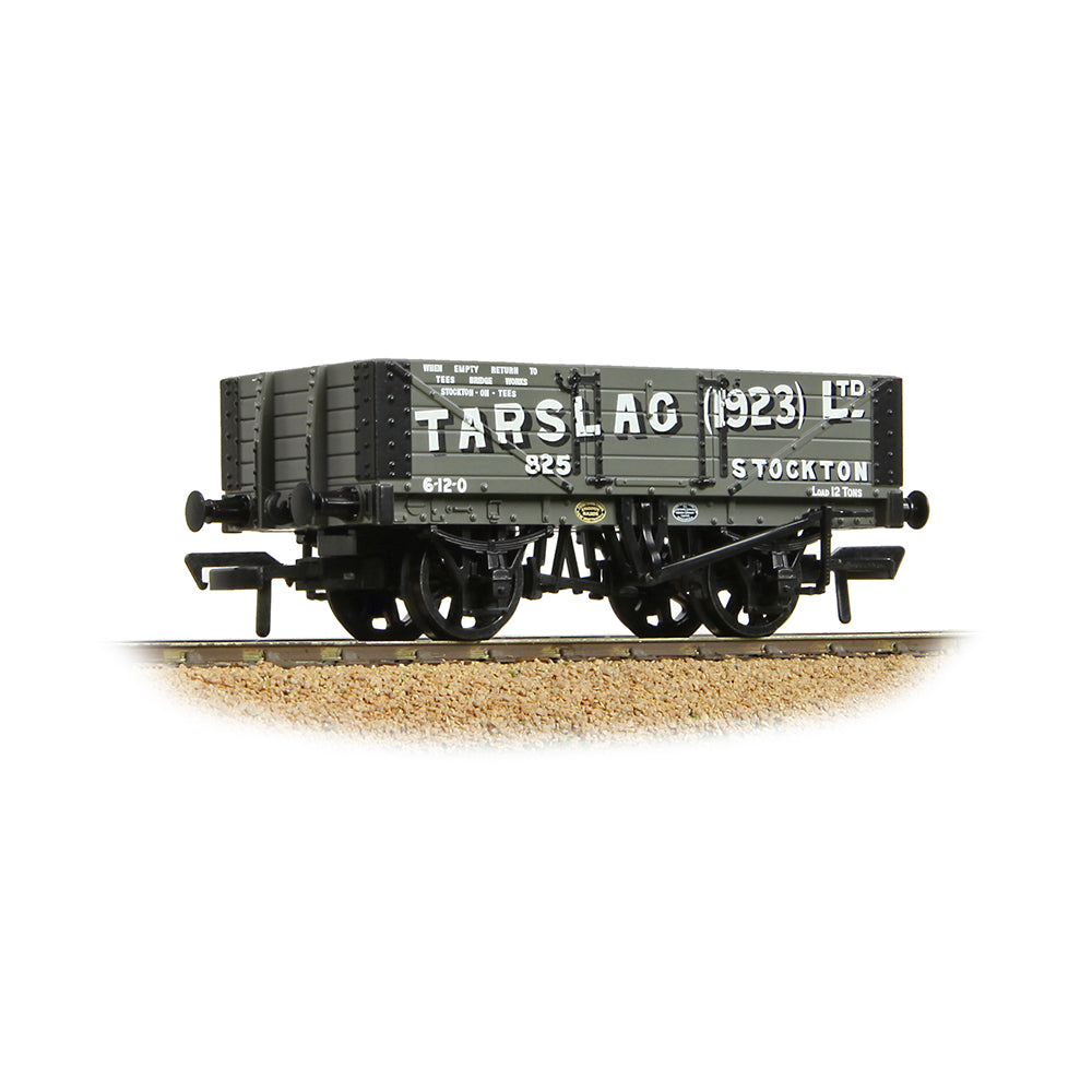 Bachmann 37-026C 5 Plank Wagon Steel Floor 'Tarslag (1923) Ltd.' Grey OO Gauge