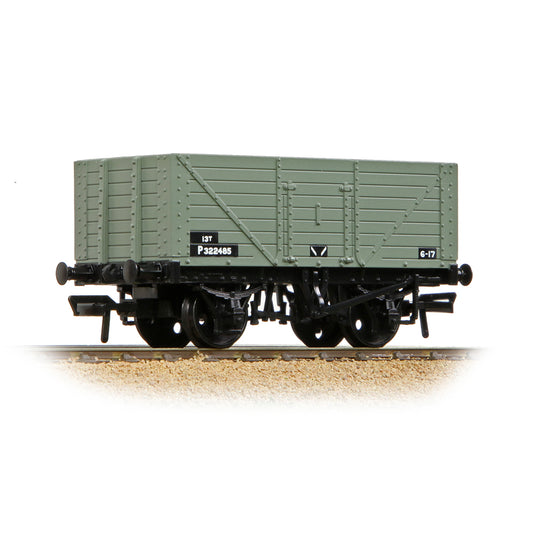 Bachmann Branchline 37-158D 8 Plank Fixed End Wagon BR Grey (Early)