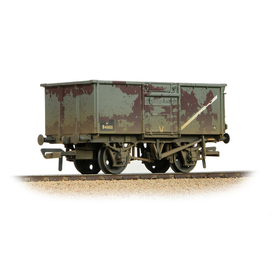 Bachmann Branchline 37-227D BR 16T Steel Mineral Wagon Top Flap Doors BR Grey W.