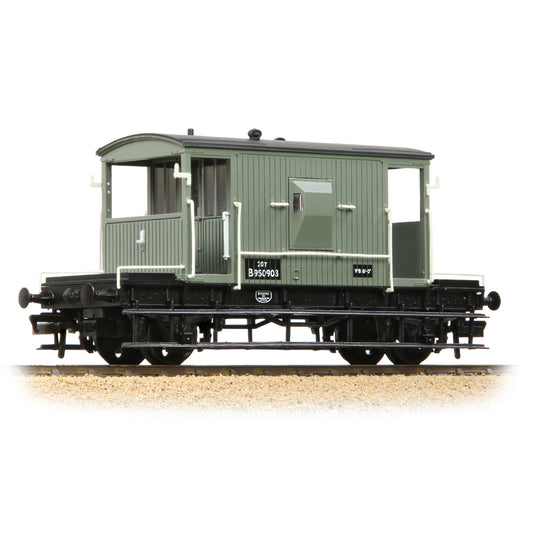 Bachmann Branchline 37-528E BR 20T Brake Van BR Grey (Early)