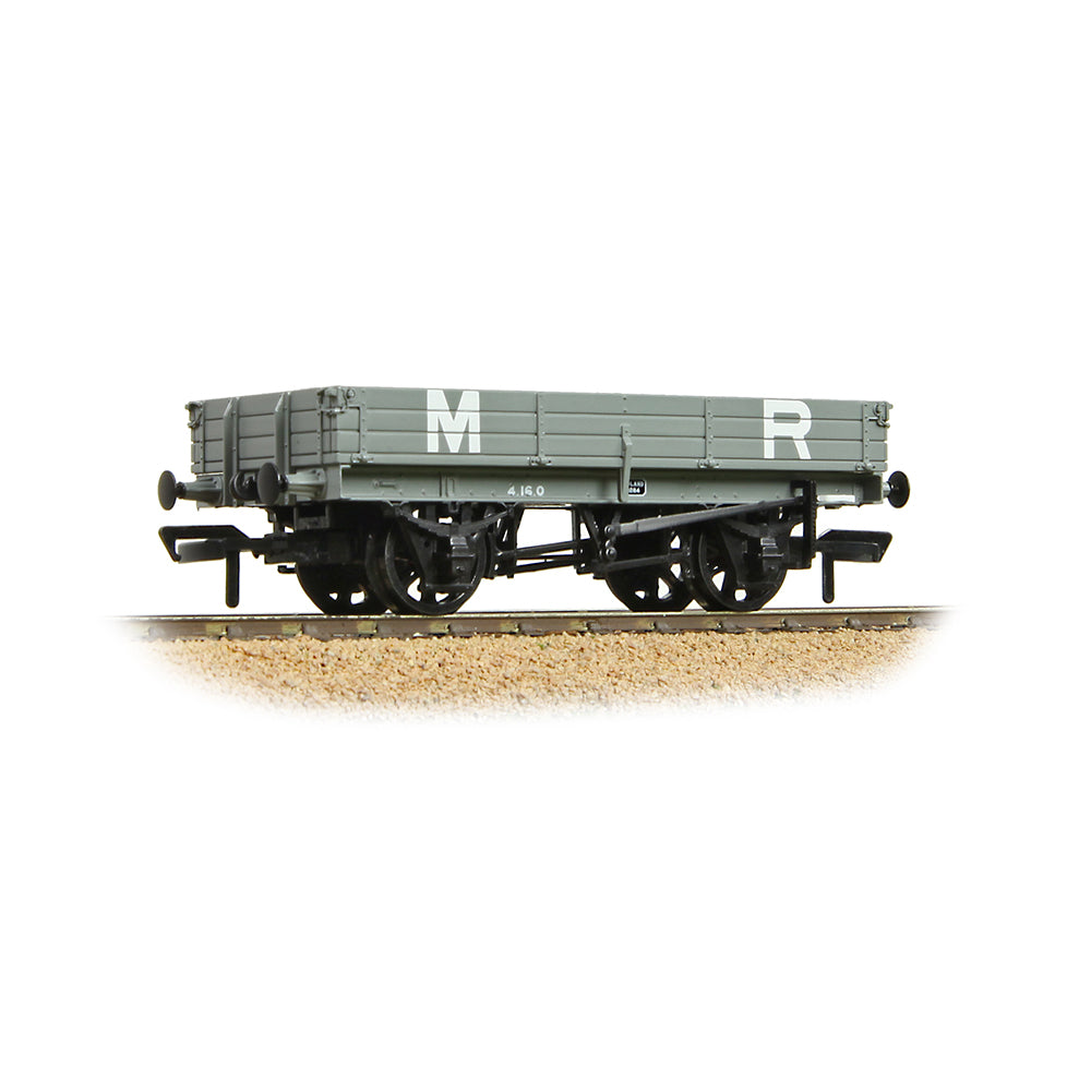 Bachmann Branchline 37-939A 3 Plank Wagon MR Grey OO Gauge