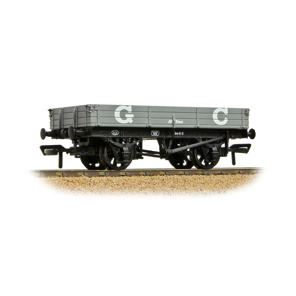 Bachmann Branchline 37-942 3 Plank Wagon GCR Grey OO Gauge