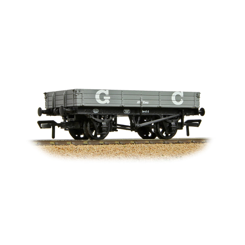 Bachmann Branchline 37-942A 3 Plank Wagon GCR Grey OO Gauge