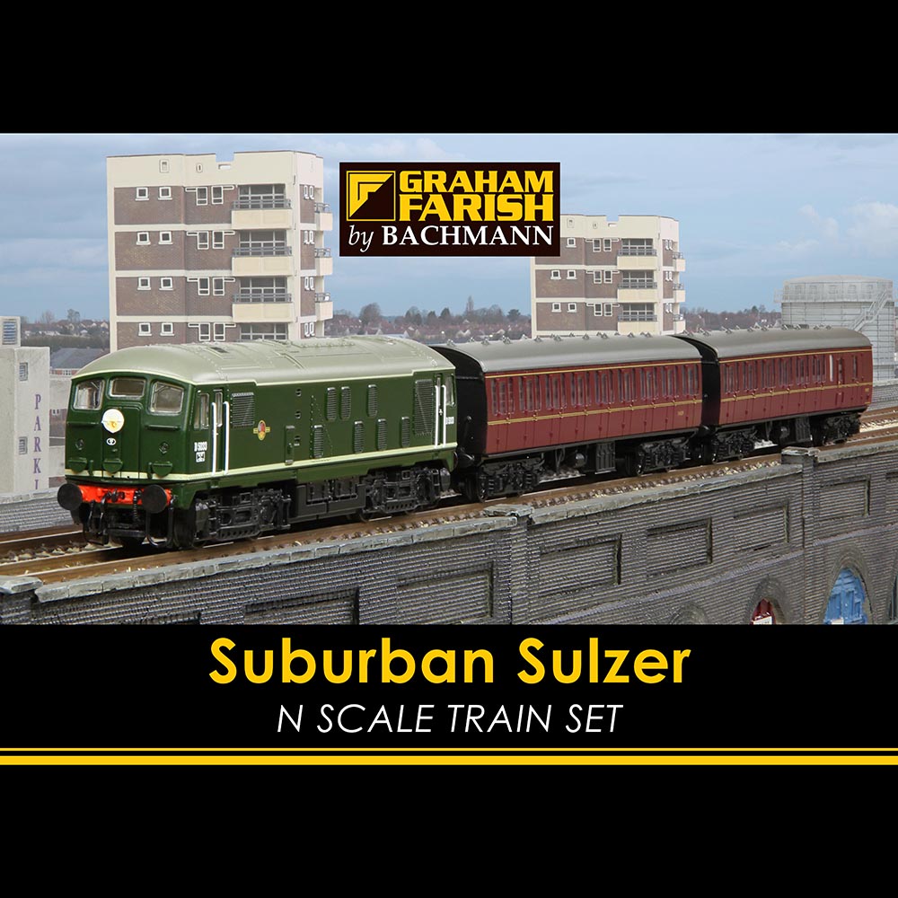 Graham Farish 370-062 Suburban Sulzer Train Set N Gauge