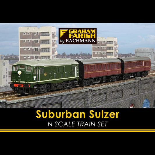 Graham Farish 370-062 Suburban Sulzer Train Set N Gauge