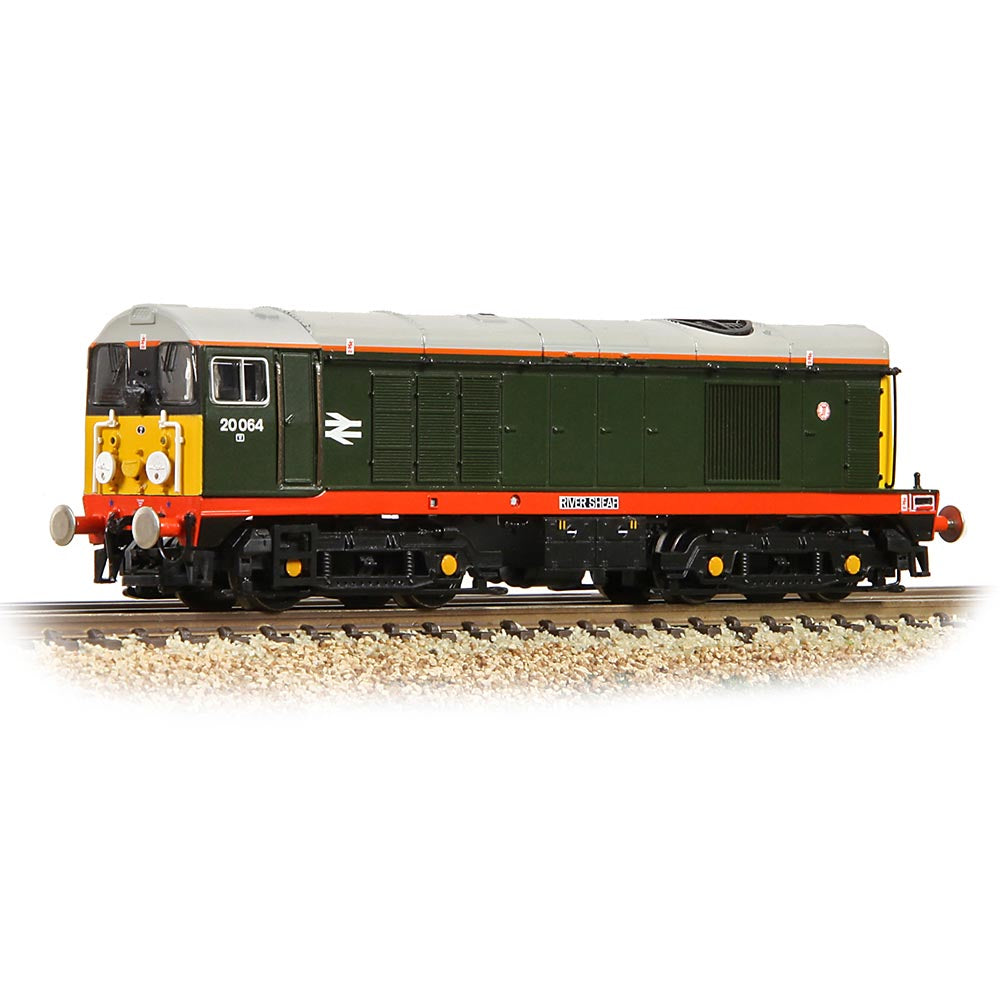 Graham Farish 371-029 Class 20/0 Disc Headcode 20064 'River Sheaf' BR Green (Red Solebar)