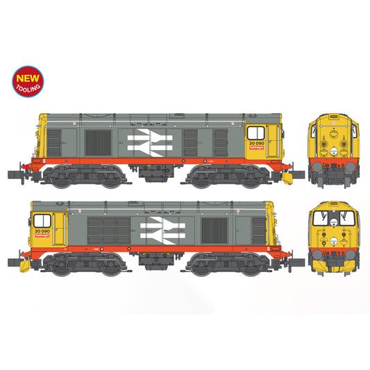 Graham Farish 371-039 Class 20/0 Disc Headcode 20090 BR Railfreight (Red Stripe)