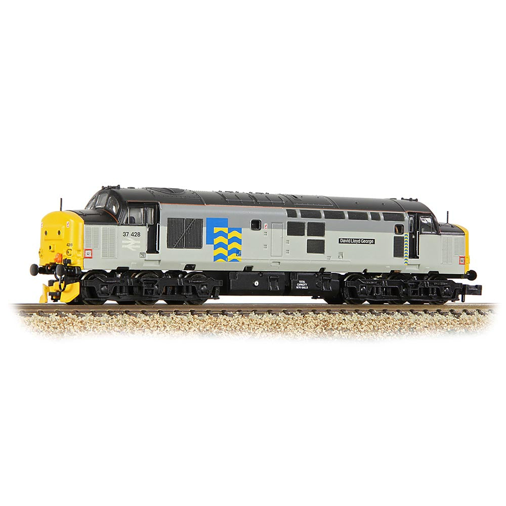 Graham Farish 371-164 Class 37/4 Refurbished 37428 'David Lloyd George' BR RF. Petroleum S.