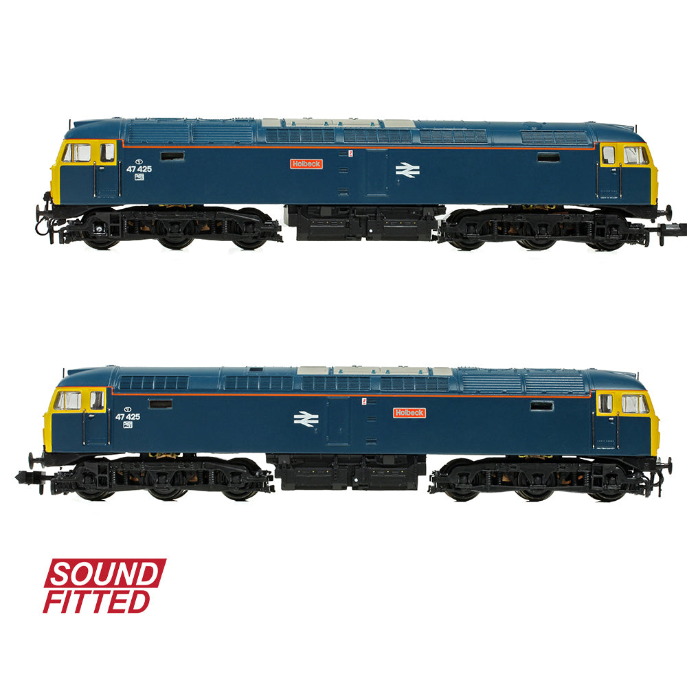 Graham Farish 371-829ASF Class 47/4 47425 'Holbeck' BR Blue